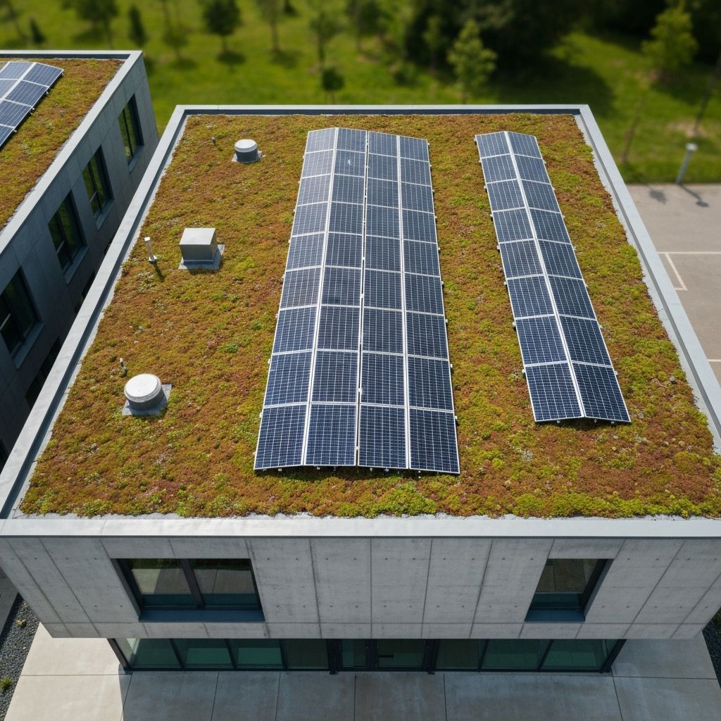 Zonnepanelen en Groendak Combineren: Biosolar Dak Voordelen